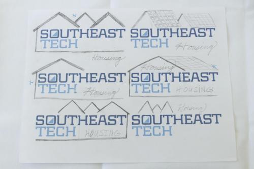 Southeast Tech Housing Logo Idea Drawings